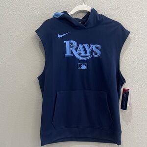 Nike Navy Blue Rays Sleeveless Hoodie
